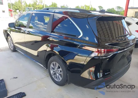 2025 Toyota Sienna Xle from USA, damaged, VIN 5TDYRKEC1SS269020